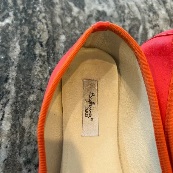 Bagllerina Orange ballet Flats, size 38. French brand. Have wear but GUC - Picture 6 of 6